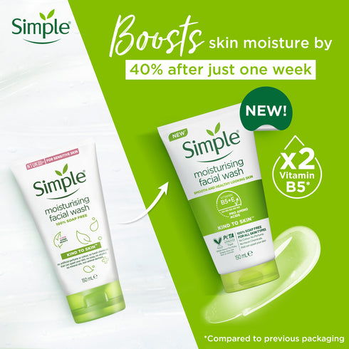 Simple Kind To Skin Moisturising Facial Wash 150ml